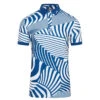 J.Lindeberg J Lindeberg Tour Tech Print Golf Polo Shirt GMJT11344