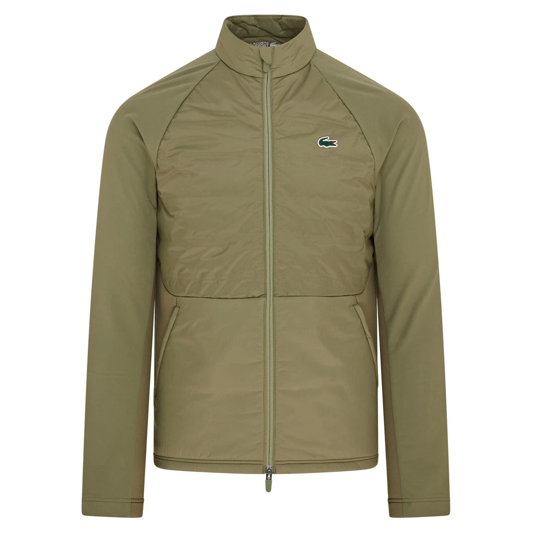 Lacoste High Neck Quilted Golf Jacket BH2638 3 Lacoste High Neck Quilted Golf Jacket BH2638