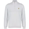 Lyle & Scott Overlay 1/4 Zip Golf Mid Layer KN1960G 2 Lyle & Scott Overlay 1/4 Zip Golf Mid Layer KN1960G -Clarkes Golf Store 5059775470438 Front Golf Jl