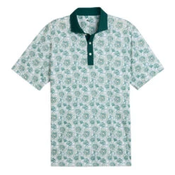 Puma Pique Flower Fields Golf Polo Shirt 628839