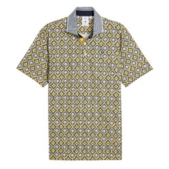 Puma X Palm Tree Crew Tile Golf Polo Shirt 630033 -Clarkes Golf Store 630033 01 Photoroom