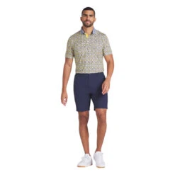 Puma X Palm Tree Crew Tile Golf Polo Shirt 630033 -Clarkes Golf Store 630033 01 MOD04 Photoroom