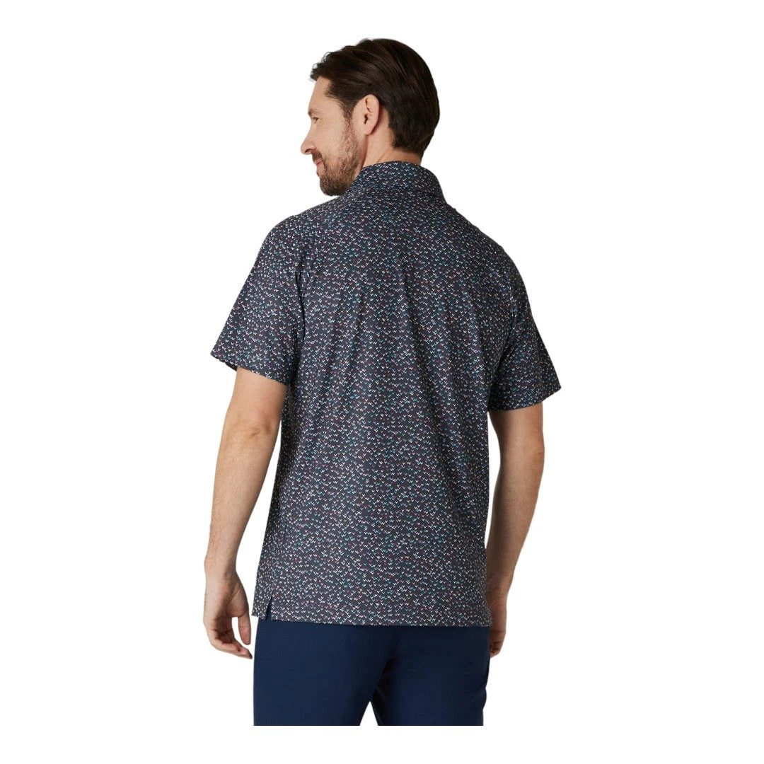 Callaway All Over Chev Confetti Print Golf Polo Shirt CGKSE0A3 6 Callaway All Over Chev Confetti Print Golf Polo Shirt CGKSE0A3 - Image 4