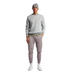 Lyle & Scott Crew Neck Fly Fleece ML1483SP -Clarkes Golf Store FGDHGF PhotoRoom 9