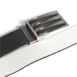 Adidas Reversible 3 Stripe Tour Golf Belt FI3129 -Clarkes Golf Store FI3129 3 HARDWARE Photography DetailView2 white