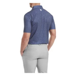 FootJoy Bounce Print Pique Golf Polo Shirt 34036 -Clarkes Golf Store FJ 34036 03 Photoroom