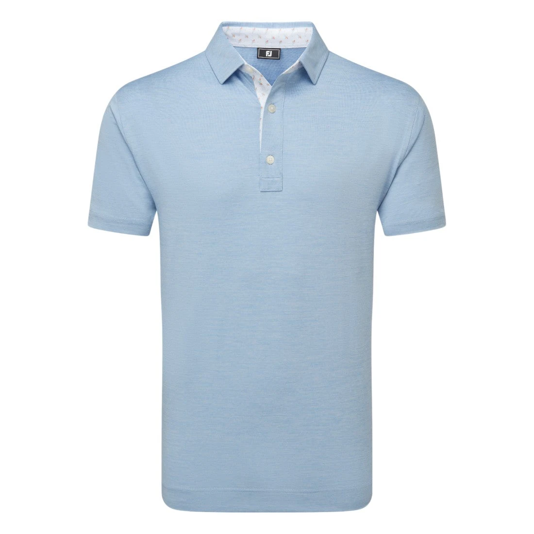 FootJoy Heather Lisle With Trim Golf Polo Shirt 34070 3 FootJoy Heather Lisle With Trim Golf Polo Shirt 34070