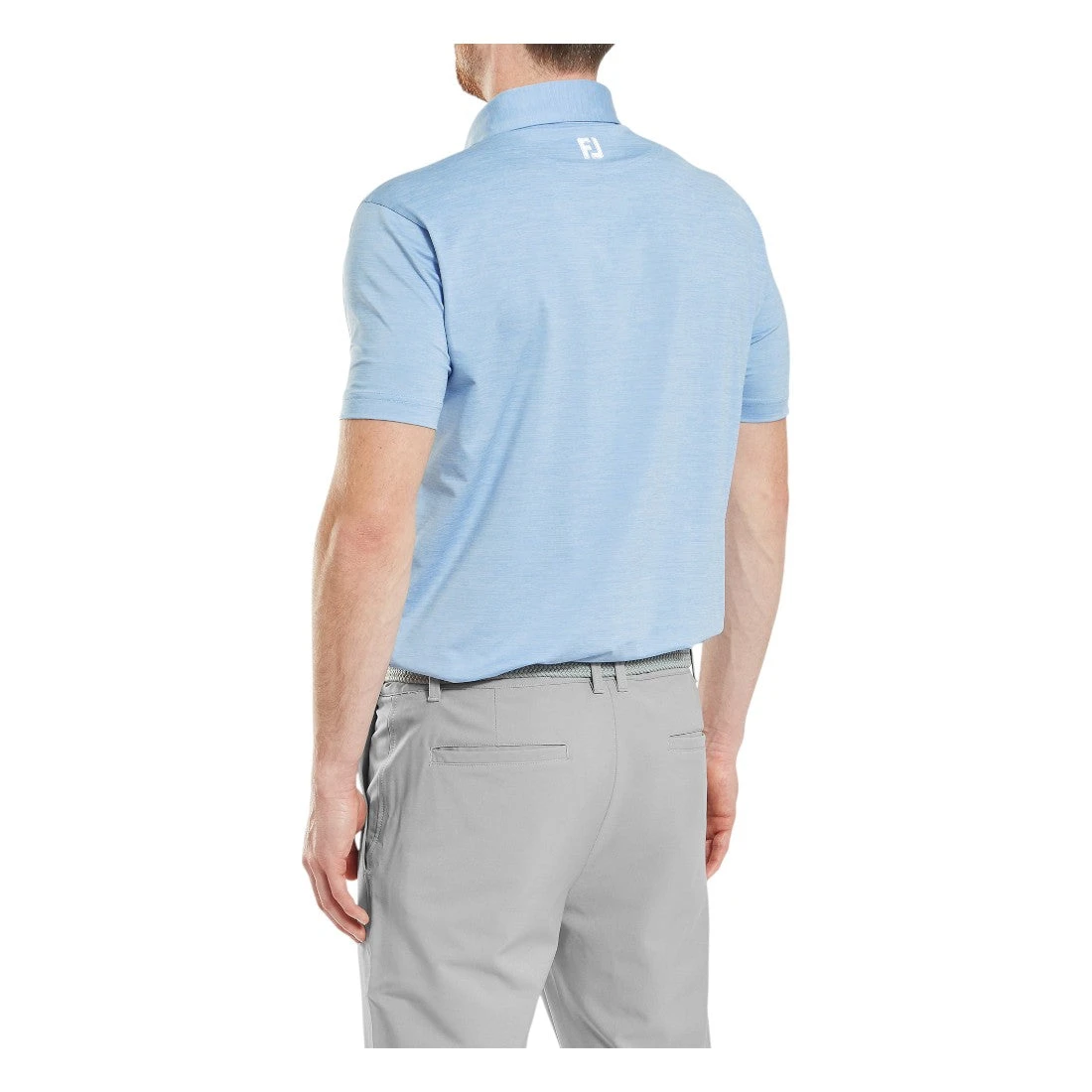 FootJoy Heather Lisle With Trim Golf Polo Shirt 34070 6 FootJoy Heather Lisle With Trim Golf Polo Shirt 34070 - Image 4