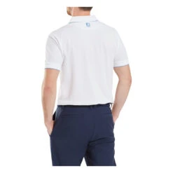 FootJoy Tipped Pique Golf Polo Shirt 34074 -Clarkes Golf Store FJ 34074 03 Photoroom