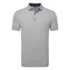FootJoy Stretch Lisle Dot Print Golf Polo Shirt 34126 -Clarkes Golf Store FJ 34126 01 Photoroom