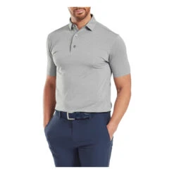 FootJoy Stretch Lisle Dot Print Golf Polo Shirt 34126 9 FootJoy Stretch Lisle Dot Print Golf Polo Shirt 34126 -Clarkes Golf Store FJ 34126 02 Photoroom