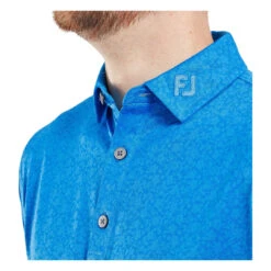 FootJoy Painted Floral Lisle Golf Polo Shirt 34129 -Clarkes Golf Store FJ 34129 05 Photoroom
