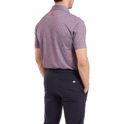 FootJoy Shell Foulard Golf Polo Shirt 81579 9 FootJoy Shell Foulard Golf Polo Shirt 81579 -Clarkes Golf Store FJ 81579 03