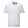 Footjoy Junior Stretch Pique Solid Golf Polo 92740 1 Footjoy Junior Stretch Pique Solid Golf Polo 92740 -Clarkes Golf Store FJ 92740 01