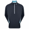 Footjoy Hydroknit 1/2 Zip Waterproof Golf Jacket 92962 2 Footjoy Hydroknit 1/2 Zip Waterproof Golf Jacket 92962 -Clarkes Golf Store FJ 92962 01