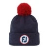 FootJoy Solid Pom Pom Golf Beanie FH22BSPOM -Clarkes Golf Store FJ FH22BSPOMH 4N 01 Photoroom