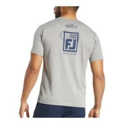 FootJoy 152nd Open Postage Stamp Golf T-Shirt 32470 10 FootJoy 152nd Open Postage Stamp Golf T-Shirt 32470 -Clarkes Golf Store FootJoy 152nd Open Postage Stamp Golf T Shirt 5