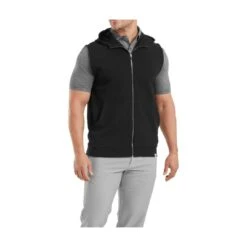 FootJoy Full Zip Hoodie Vest 31943 -Clarkes Golf Store FootJoy Full Zip Hoodie Vest 31943 5