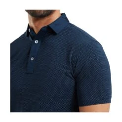 FootJoy Jacquard Dot Golf Polo Shirt 31929 -Clarkes Golf Store FootJoy Jacquard Dot Golf Polo Shirt 31929 3