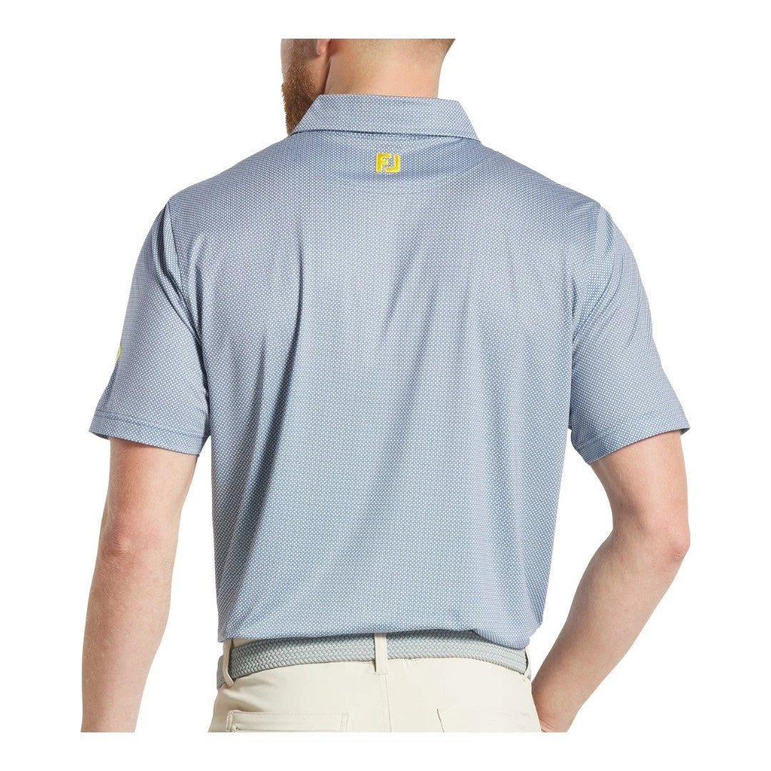 FootJoy 152nd Open Octagon Print Lisle Golf Polo Shirt 32534 5 FootJoy 152nd Open Octagon Print Lisle Golf Polo Shirt 32534 - Image 3
