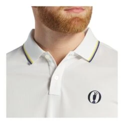 FootJoy 152nd Open Solid Trim Golf Polo Shirt 32533 -Clarkes Golf Store FootJoy Open Solid Trim Golf Polo 32533 9