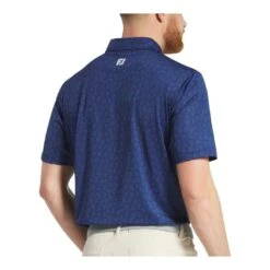 FootJoy 152nd Open Stamp Print Golf Polo Shirt 32532 -Clarkes Golf Store FootJoy Open Stamp Print Golf Polo 32532 16