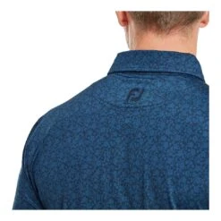 FootJoy Painted Floral Lisle Golf Polo Shirt 81617 -Clarkes Golf Store FootJoy Painted Floral Lisle Golf Polo Shirt 18
