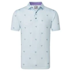 FootJoy Thistle Print Lisle Golf Polo Shirt 80889