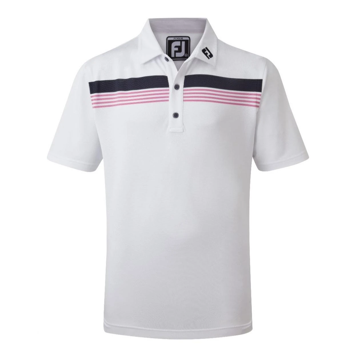 FootJoy Stretch Pique Chestband Junior Polo 96347 3 FootJoy Stretch Pique Chestband Junior Polo 96347