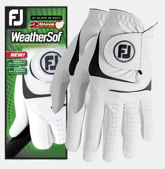 Footjoy WeatherSof Golf Glove | 2 Pack 66253 3 Footjoy WeatherSof Golf Glove | 2 Pack 66253