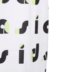 Junior Adidas Graphic Print Golf Polo Shirt HC0251 -Clarkes Golf Store HC0251 5 APPAREL Photography DetailView2 white