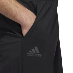 Adidas Provisional Waterproof Golf Pants HF9124 -Clarkes Golf Store HF9124 7 APPAREL OnModel DetailView1 white