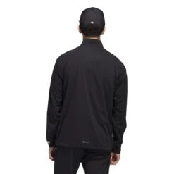 Adidas RAIN.RDY Golf Jacket HN4128 -Clarkes Golf Store HN4128 5 APPAREL OnModel BackView white