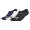 Adidas 3 Pack No Show Golf Socks HS5576 2 Adidas 3 Pack No Show Golf Socks HS5576 -Clarkes Golf Store HS5576 1 HARDWARE Photography SideCenterView white