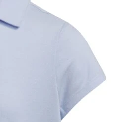 Junior Adidas Girls Golf Polo Shirt IB4518 -Clarkes Golf Store IB4518 4 APPAREL Photography DetailView1 white