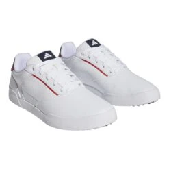 Adidas Retrocross Golf Shoes IE2157 -Clarkes Golf Store IE2157 6 FOOTWEAR Photography FrontLateralTopView white PhotoRoom
