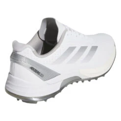 Adidas Adizero ZG Golf Shoes IE3528 -Clarkes Golf Store IE3528 7 FOOTWEAR Photography BackLateralTopView white Photoroom Photoroom