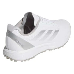 Adidas Junior Adizero ZG Golf Shoes IH9885 -Clarkes Golf Store IH9885 7 FOOTWEAR Photography BackLateralTopView white Photoroom