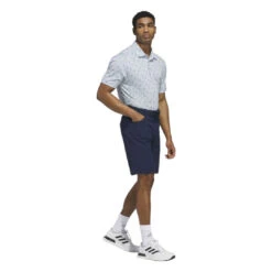 Adidas Ultimate365 5-Pocket Golf Shorts IK2990 -Clarkes Golf Store IK2990 5 APPAREL On Model Walking View white Photoroom