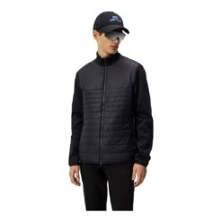 J.Lindeberg Martino Quilt Hybrid Golf Jacket GMOW11400 -Clarkes Golf Store J Lindeberg Martino Quilt Hybrid Golf Jacket GMOW1 0