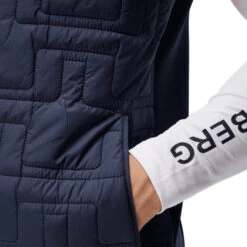 J.Lindeberg J Lindeberg Quilt Hybrid Golf Vest AMOW09067 -Clarkes Golf Store J Lindeberg Quilt Hybrid Golf Vest AMOW09067 11