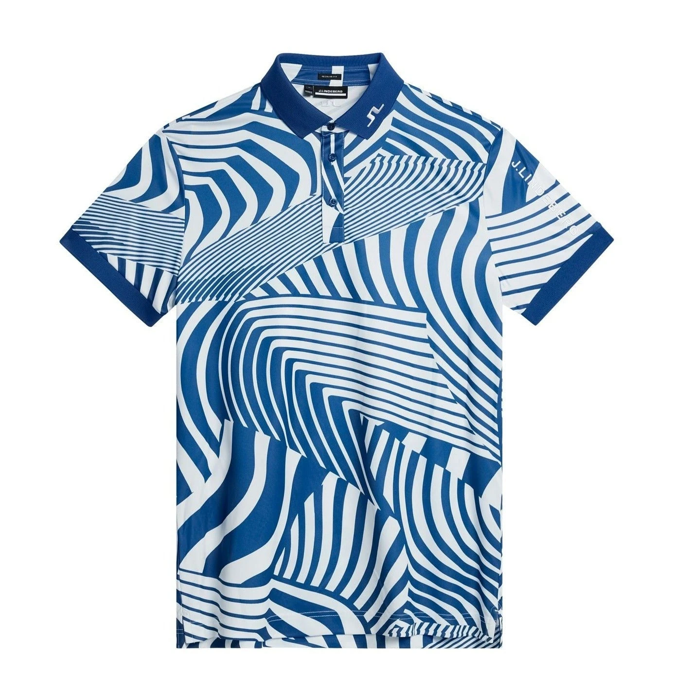 J.Lindeberg J Lindeberg Tour Tech Print Golf Polo Shirt GMJT11344 5 J.Lindeberg J Lindeberg Tour Tech Print Golf Polo Shirt GMJT11344 - Image 3