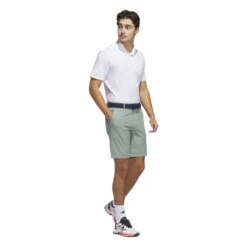Adidas Ultimate365 Core 8.5 Inch Golf Shorts JC6116 -Clarkes Golf Store JC6116 5 APPAREL OnModel WalkingView white Photoroom