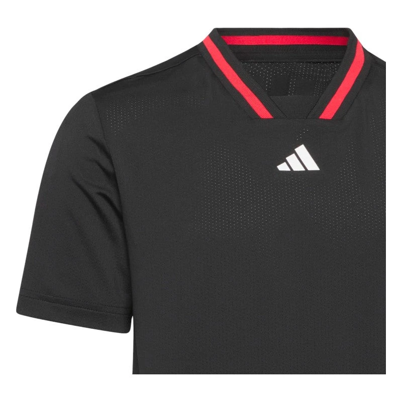 Junior Adidas Sport Collar Golf Polo Shirt JE2465 4 Junior Adidas Sport Collar Golf Polo Shirt JE2465 - Image 2