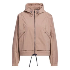 Adidas Ladies Beyond Full-Zip Golf Hoodie JE7362