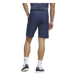 Adidas Ultimate365 Printed Golf Shorts JF9017 -Clarkes Golf Store JF9017 4 APPAREL OnModel BackView white Photoroom