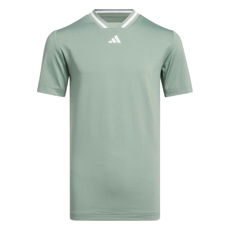 Junior Adidas Sport Collar Golf Polo Shirt JG6201 3 Junior Adidas Sport Collar Golf Polo Shirt JG6201
