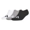 Adidas 3 Pack No Show Golf Socks JI9115 -Clarkes Golf Store JI9115 1 HARDWARE Photography SideCenterView white Photoroom