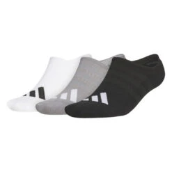 Adidas 3 Pack No Show Golf Socks JI9115