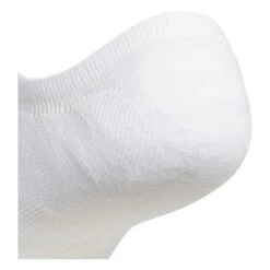 Adidas 3 Pack No Show Golf Socks JI9115 -Clarkes Golf Store JI9115 4 HARDWARE Photography DetailView2 white Photoroom